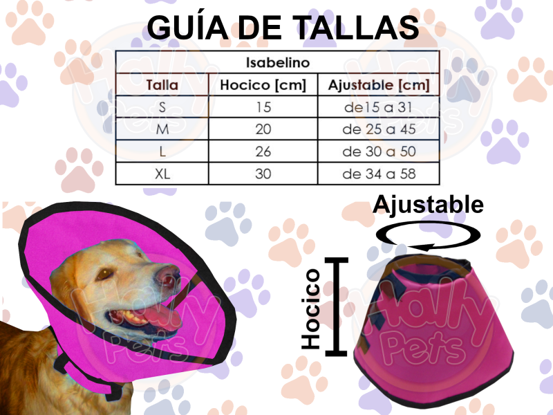 Collar Isabelino En Lona Talla S - Image 2